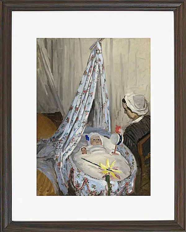 Vuggen, Camille med kunstnerens søn – 1867