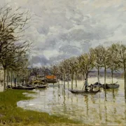 Die Überschwemmung auf dem Weg nach Saint-Germain – 1876