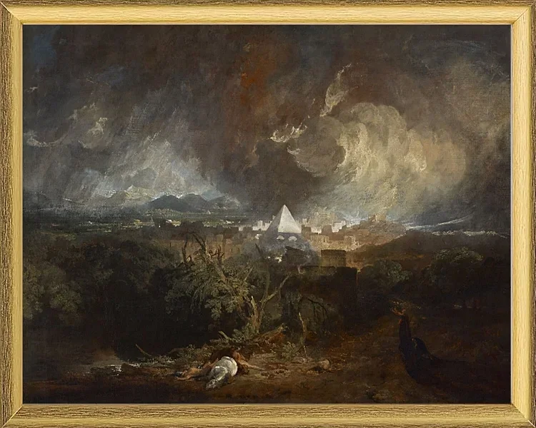 Die fünfte Plage Ägyptens - 1800