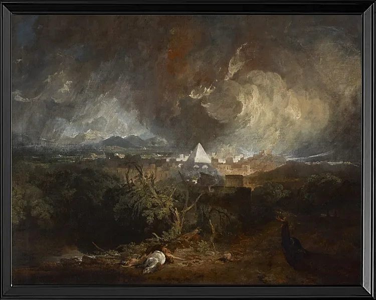 Die fünfte Plage Ägyptens - 1800