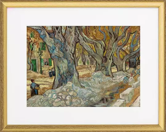 Die großen Platanen - 1889