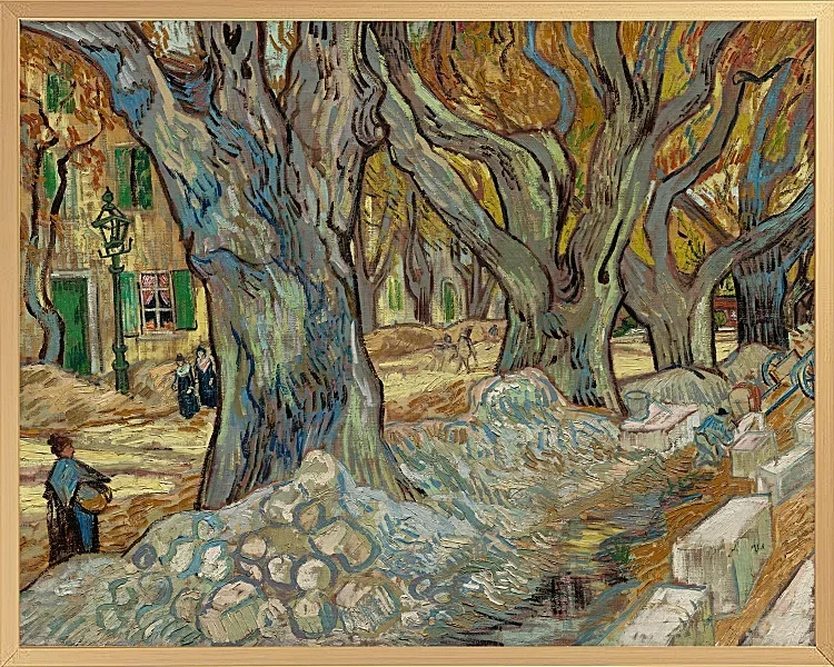 De store platantræer - 1889