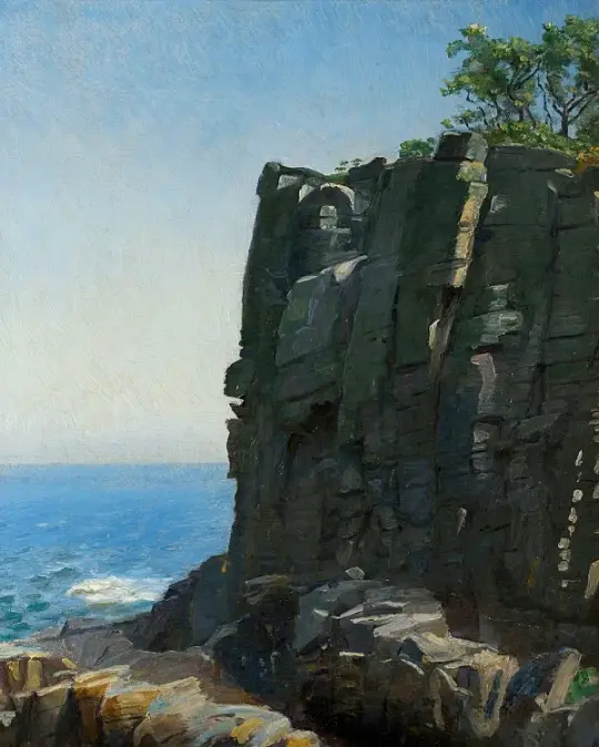 Die heiligen Klippen bei Rø – 1890