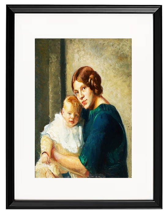 Young mother with child – 1913