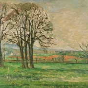 De nøgne træer ved Jas de Bouffan - 1878