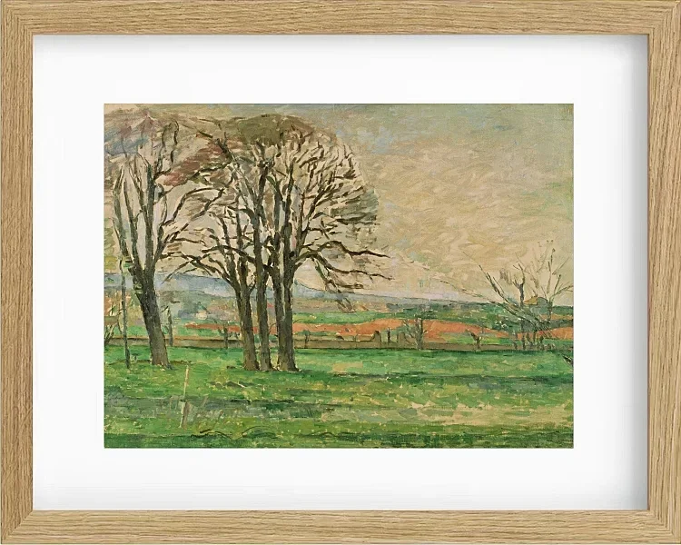 De nøgne træer ved Jas de Bouffan - 1878