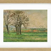 De nøgne træer ved Jas de Bouffan - 1878