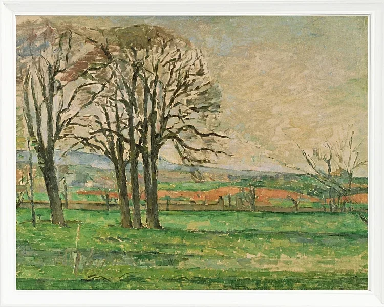 De nøgne træer ved Jas de Bouffan - 1878