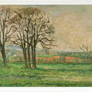 De nøgne træer ved Jas de Bouffan - 1878