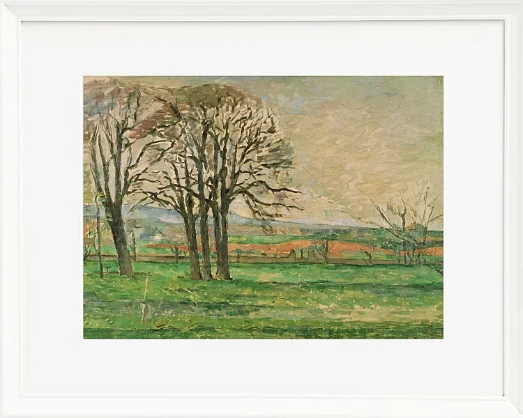 De nøgne træer ved Jas de Bouffan - 1878