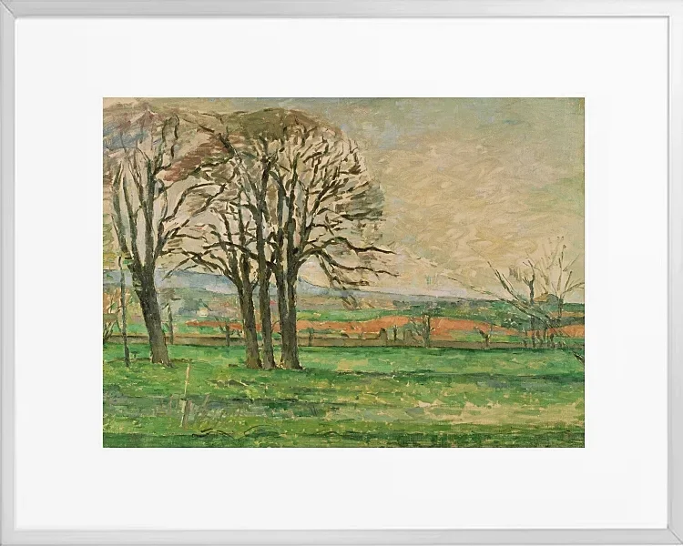 De nøgne træer ved Jas de Bouffan - 1878
