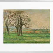 De nøgne træer ved Jas de Bouffan - 1878