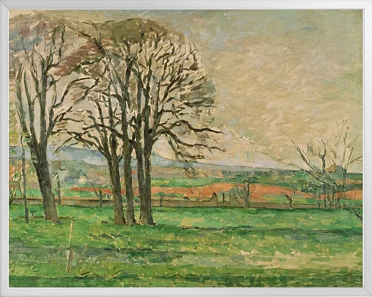 De nøgne træer ved Jas de Bouffan - 1878