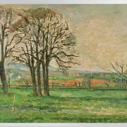 De nøgne træer ved Jas de Bouffan - 1878