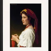 Die kleine Strickerin – 1881