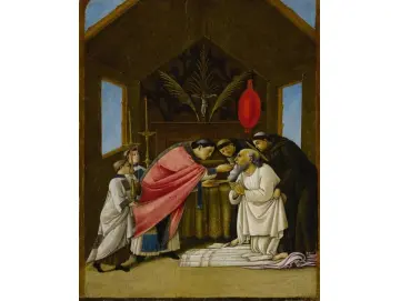 Die letzte Kommunion des Heiligen Hieronymus – 1495