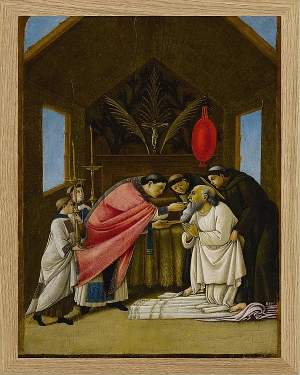 Die letzte Kommunion des Heiligen Hieronymus – 1495