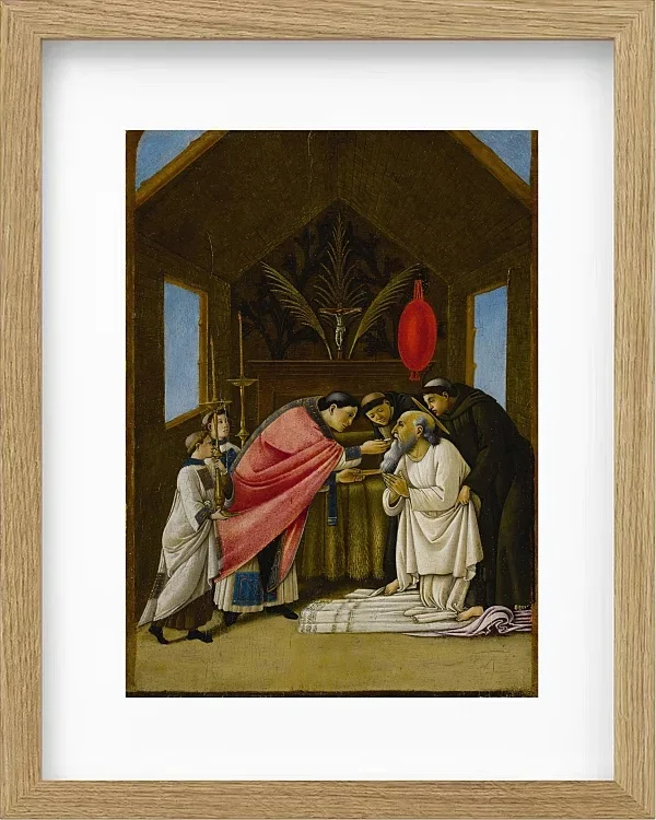 Die letzte Kommunion des Heiligen Hieronymus – 1495