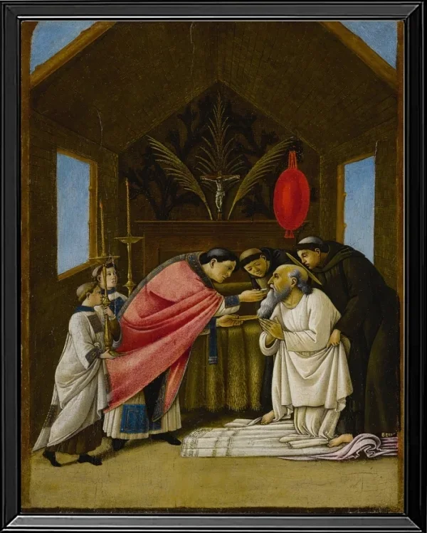 Die letzte Kommunion des Heiligen Hieronymus – 1495