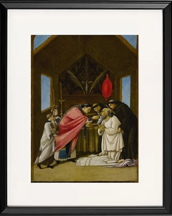 Die letzte Kommunion des Heiligen Hieronymus – 1495