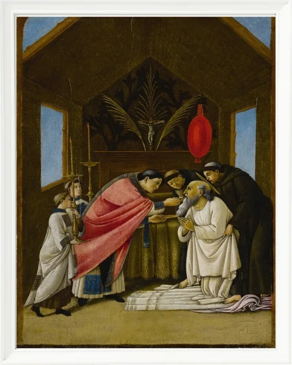 Die letzte Kommunion des Heiligen Hieronymus – 1495