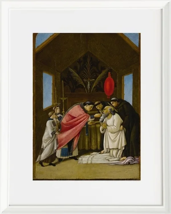 Die letzte Kommunion des Heiligen Hieronymus – 1495