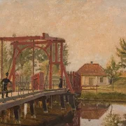 Die nördliche Zugbrücke zur Zitadelle in Kopenhagen – 1835