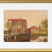 Die nördliche Zugbrücke zur Zitadelle in Kopenhagen – 1835