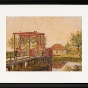 Die nördliche Zugbrücke zur Zitadelle in Kopenhagen – 1835