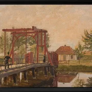 Die nördliche Zugbrücke zur Zitadelle in Kopenhagen – 1835