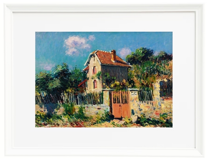House at la Grille Rose, Surroundings of Pontoise - 1910