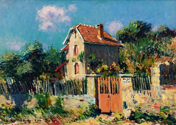 Haus in la Grille Rose, Umgebung von Pontoise – 1910