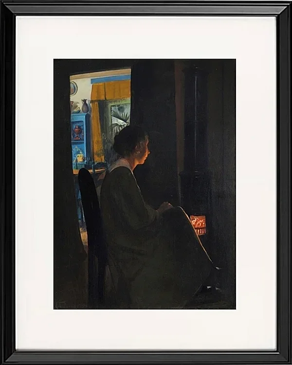 Dämmerung. Die Frau des Künstlers - 1898