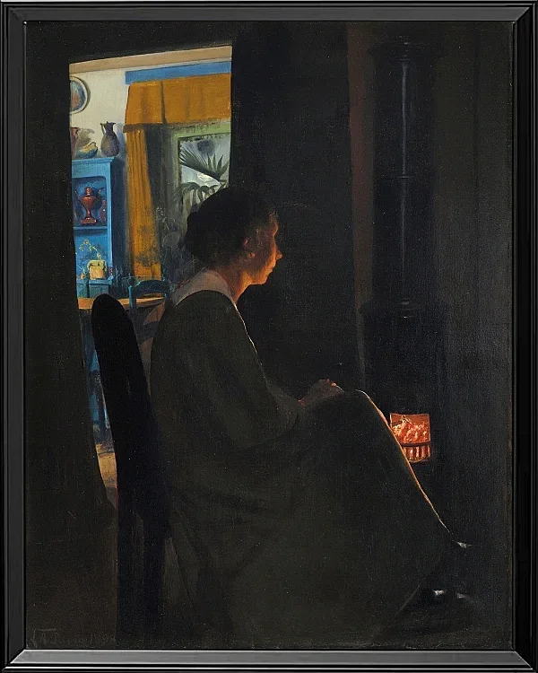 Dämmerung. Die Frau des Künstlers - 1898