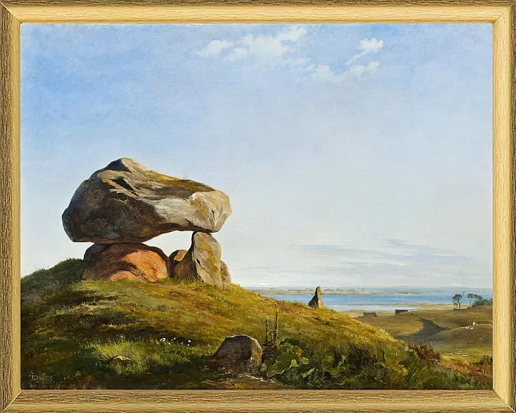 Dolmen bei Raklev, Røsnæs – 1839