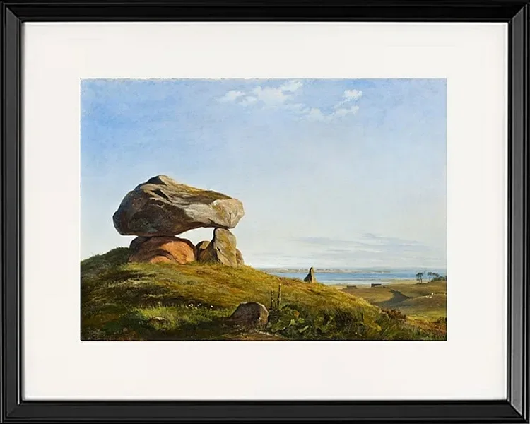 Dolmen bei Raklev, Røsnæs – 1839