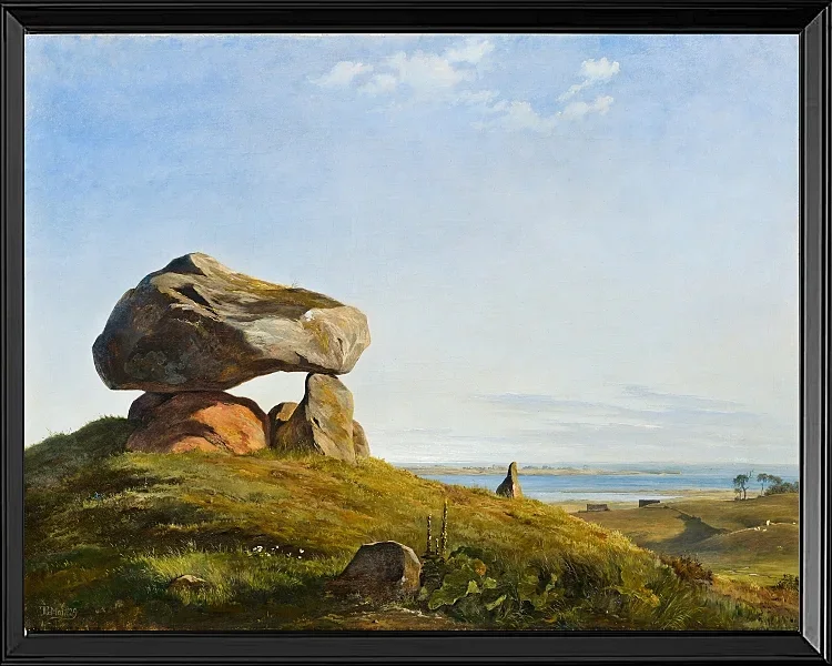 Dolmen bei Raklev, Røsnæs – 1839