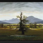 Dorflandschaft im Morgenlicht - 1822