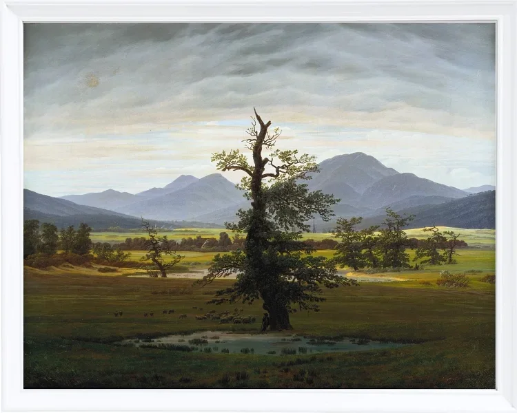 Dorflandschaft im Morgenlicht - 1822