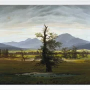 Dorflandschaft im Morgenlicht - 1822