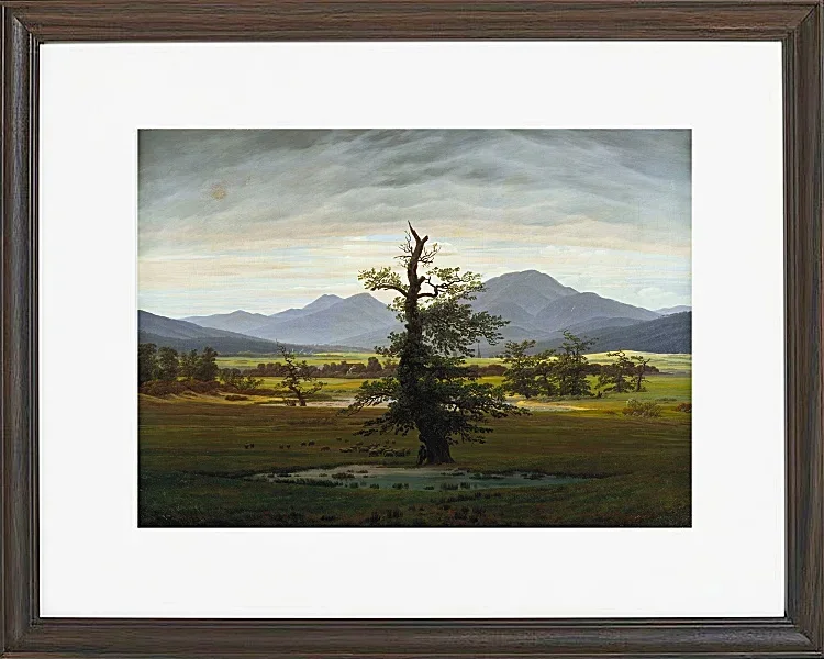 Dorflandschaft im Morgenlicht - 1822