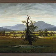 Dorflandschaft im Morgenlicht - 1822