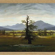 Dorflandschaft im Morgenlicht - 1822