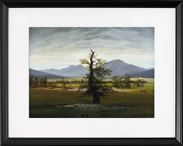 Dorflandschaft im Morgenlicht - 1822