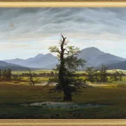 Dorflandschaft im Morgenlicht - 1822