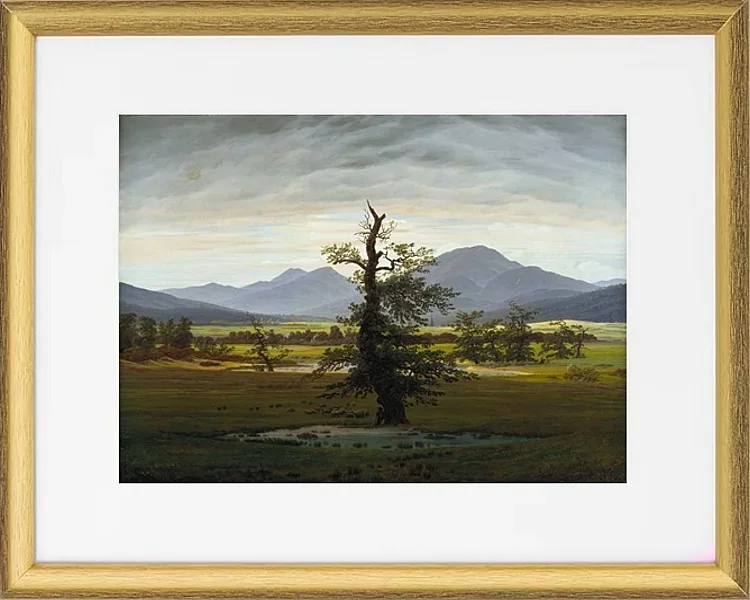 Dorflandschaft im Morgenlicht - 1822