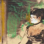 Edgar Degas - Café-Konzertsänger 1875 | Giclée Kunstdruck gerahmt