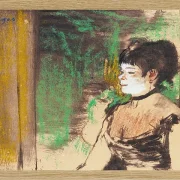 Edgar Degas - Café-Konzertsänger 1875 | Giclée Kunstdruck gerahmt