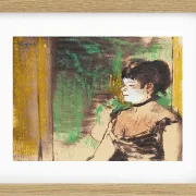 Edgar Degas - Café-Konzertsänger 1875 | Giclée Kunstdruck gerahmt