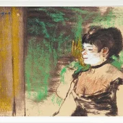 Edgar Degas - Café-Konzertsänger 1875 | Giclée Kunstdruck gerahmt